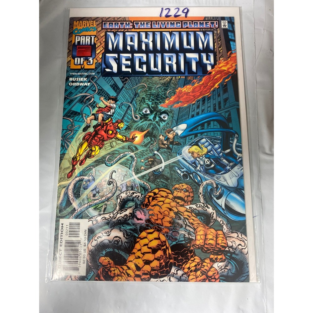 Marvel Comics Maximum Security 2 Earth The Living‎ Planet 2000 Busiek Ordway